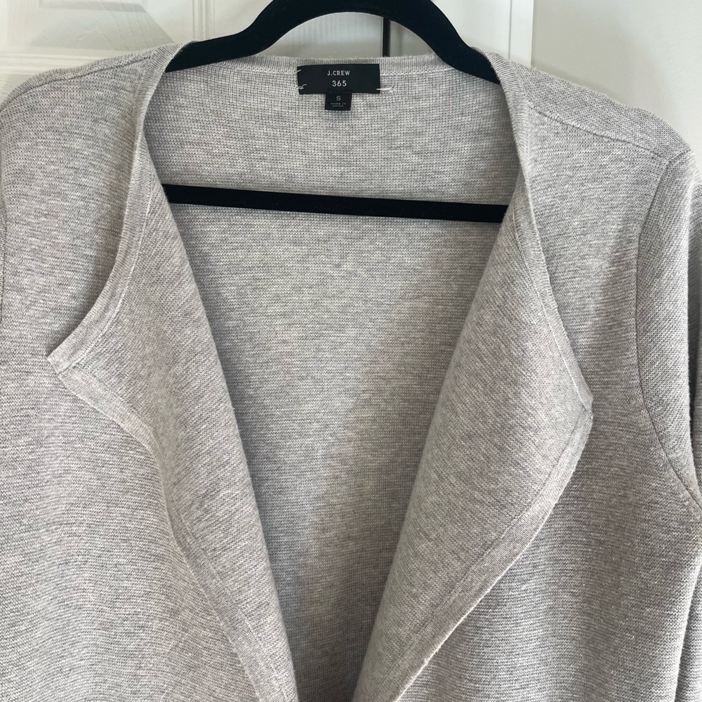 Juliette collarless sweater-blazer Sz S